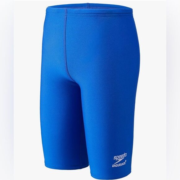 Speedo Endurance+ Youth Boys Blue Swim Jammer Swimsuit 26 - Picture 1 of 7